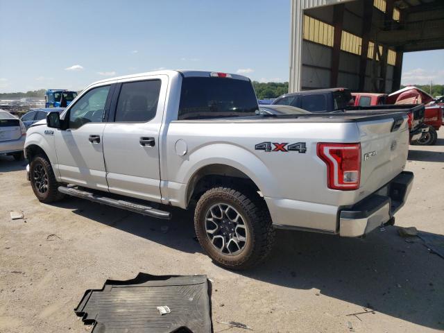 1FTEW1EFXGKE76732 - 2016 FORD F150 SUPERCREW SILVER photo 2