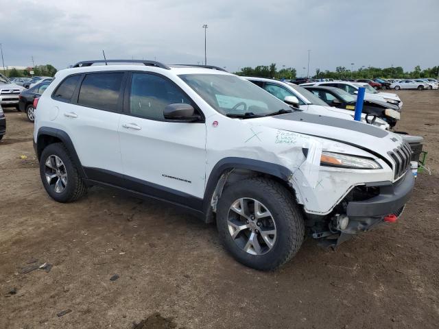 1C4PJMBS2HW503507 - 2017 JEEP CHEROKEE TRAILHAWK WHITE photo 4