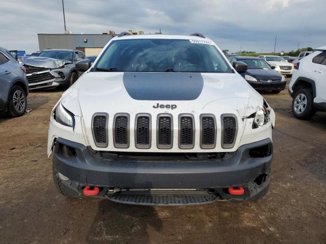 1C4PJMBS2HW503507 - 2017 JEEP CHEROKEE TRAILHAWK WHITE photo 5