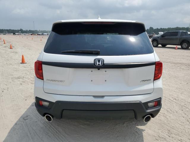 5FNYF8H56PB006509 - 2023 HONDA PASSPORT EXL WHITE photo 6