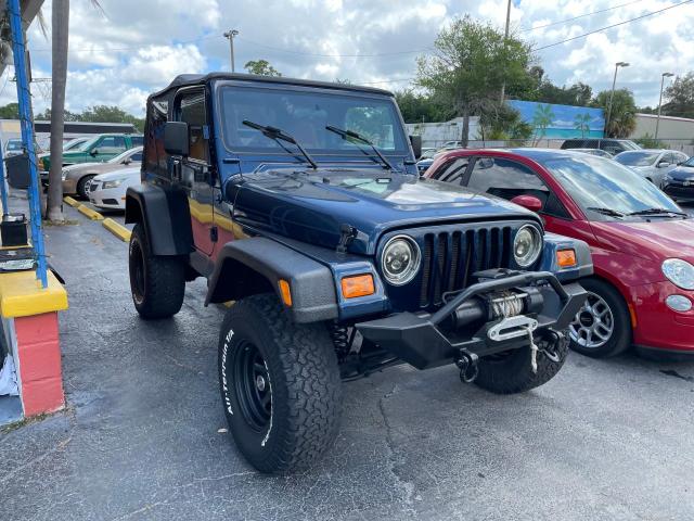 1J4FA39S12P756664 - 2002 JEEP WRANGLER / X BLUE photo 1