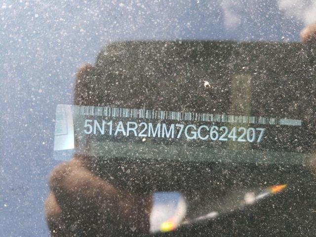 5N1AR2MM7GC624207 - 2016 NISSAN PATHFINDER S BLACK photo 13