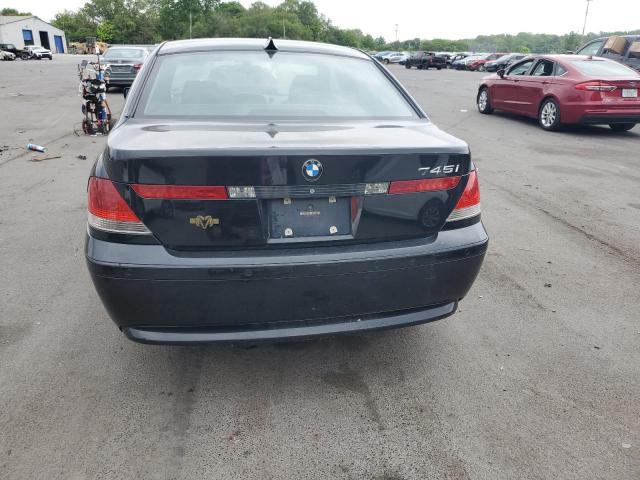 WBAGL63504DP74146 - 2004 BMW 745 I BLACK photo 6