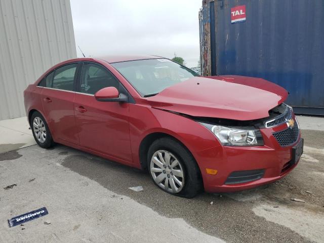 1G1PF5S90B7223079 - 2011 CHEVROLET CRUZE LT RED photo 4