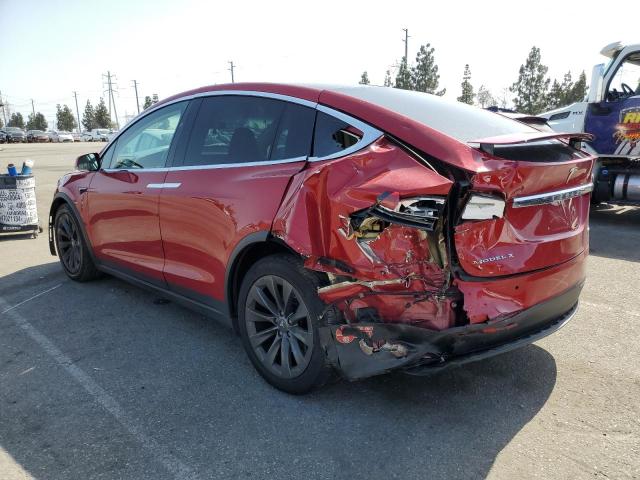 5YJXCBE2XJF089042 - 2018 TESLA MODEL X RED photo 2