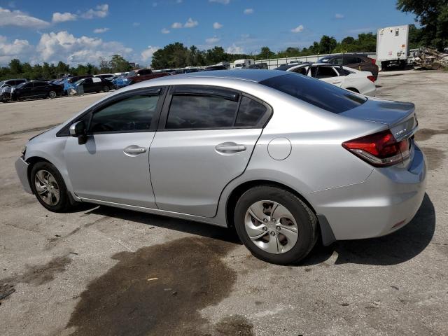 2HGFB2F50EH517449 - 2014 HONDA CIVIC LX SILVER photo 2