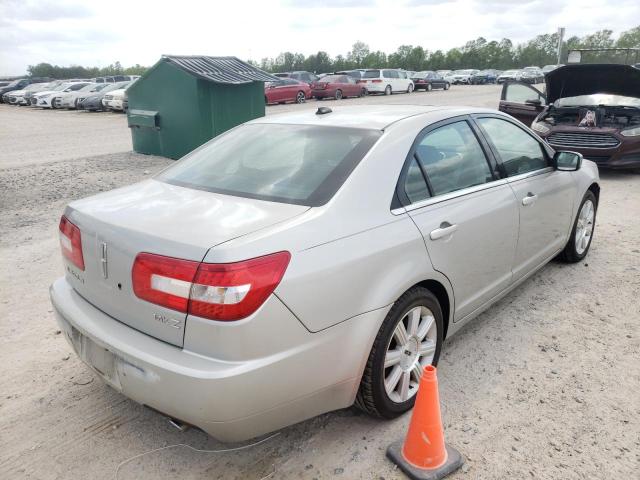 3LNHM26T77R643049 - 2007 LINCOLN MKZ SILVER photo 4