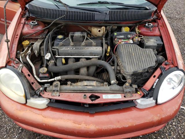 1B3ES46C81D190473 - 2001 DODGE NEON SE ORANGE photo 7