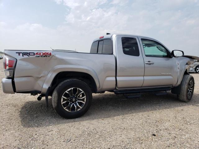 3TYSZ5AN4MT037503 - 2021 TOYOTA TACOMA ACCESS CAB ვერცხლისფერი ფოტო 3