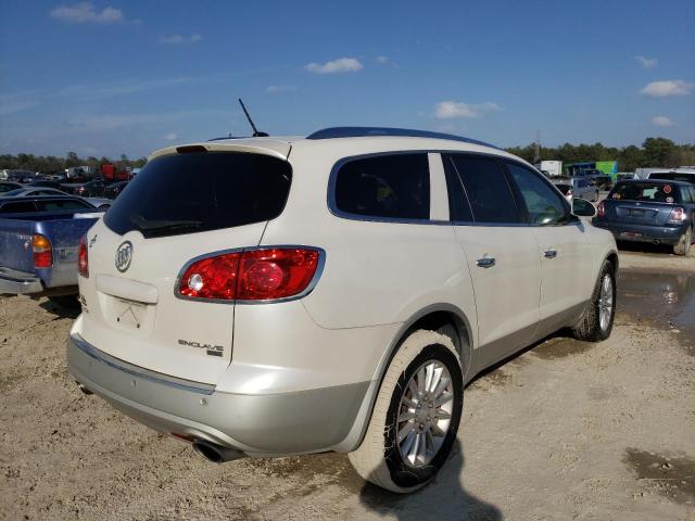 5GAKRBED3BJ284714 - 2011 BUICK ENCLAVE CXL WHITE photo 4