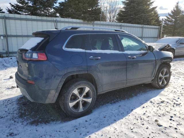 1C4PJMDX2LD562165 - 2020 JEEP CHEROKEE LIMITED BLUE photo 3