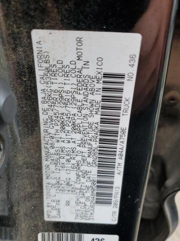 3TMJU62N48M050011 - 2008 TOYOTA TACOMA DOUBLE CAB PRERUNNER BLACK photo 13