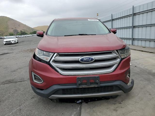 2FMPK3J92JBB26427 - 2018 FORD EDGE SEL RED photo 5