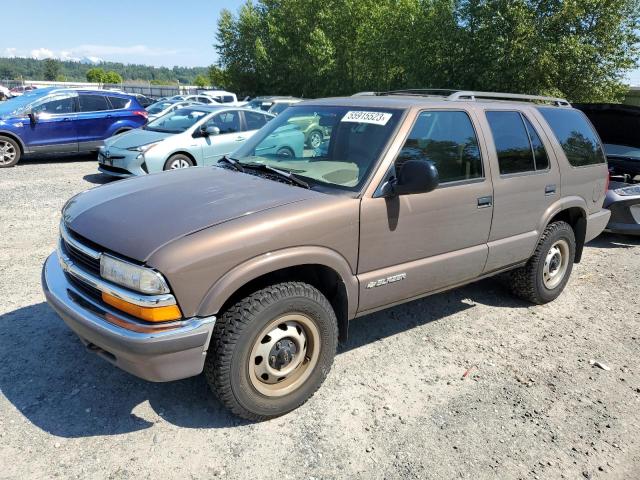 1GNDT13W6WK116242 - 1998 CHEVROLET BLAZER BROWN photo 1