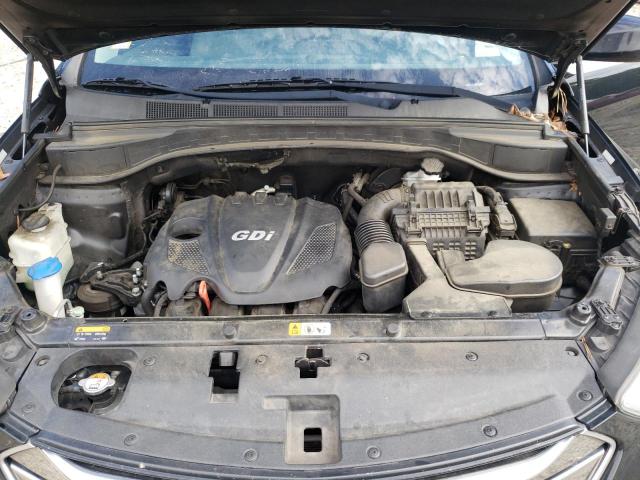 5XYZU3LBXGG345566 - 2016 HYUNDAI SANTA FE S BLACK photo 12