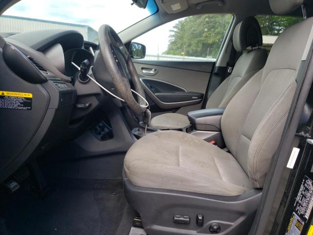 5XYZU3LBXGG345566 - 2016 HYUNDAI SANTA FE S BLACK photo 7