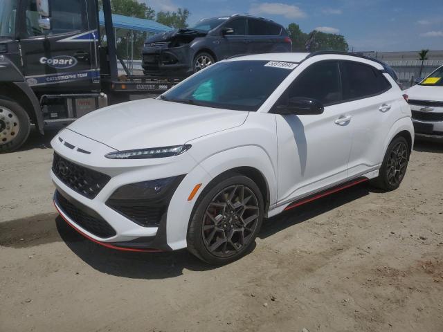 KM8KH3AC9NU005737 - 2022 HYUNDAI KONA N BASE WHITE photo 1