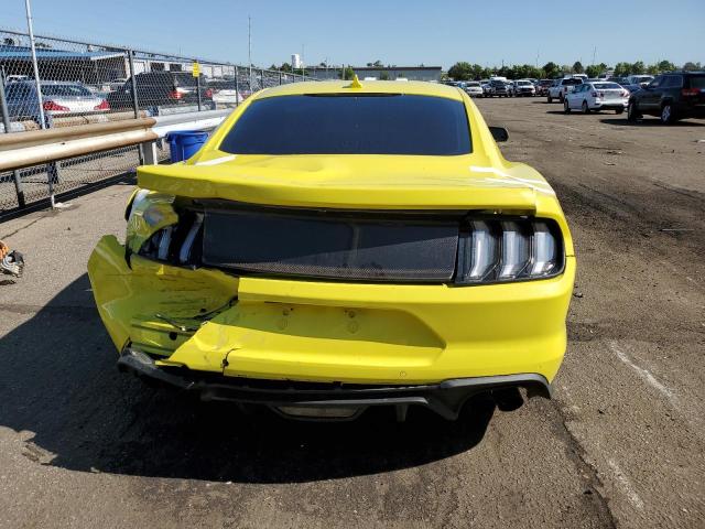 1FA6P8CF3M5148257 - 2021 FORD MUSTANG GT YELLOW photo 6