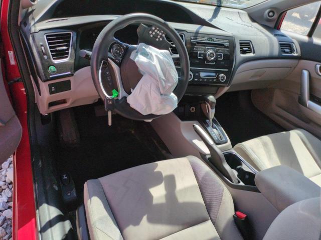 2HGFG3B89DH519125 - 2013 HONDA CIVIC EX RED photo 8