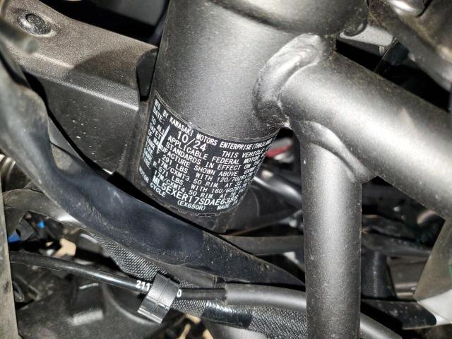 ML5EXER17SDAE6388 - 2025 KAWASAKI EX650 R BLACK photo 9