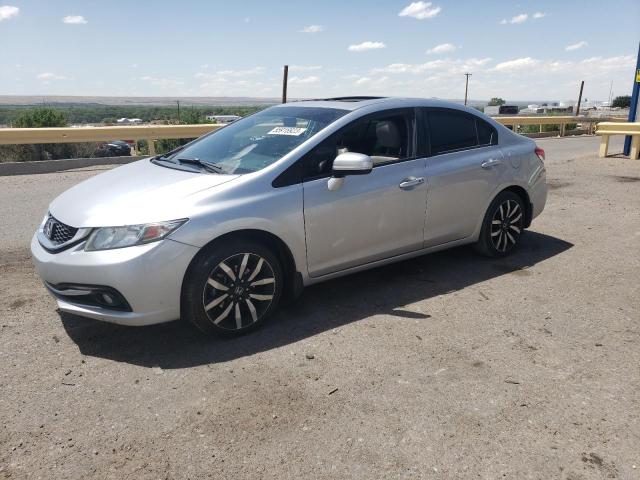 19XFB2F95EE013475 - 2014 HONDA CIVIC EXL SILVER photo 1