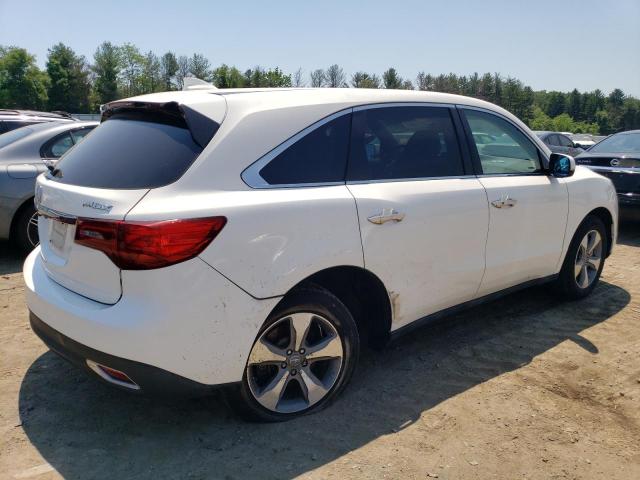 5FRYD3H29FB001588 - 2015 ACURA MDX WHITE photo 3