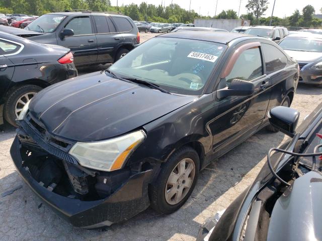 1FAHP32N28W114024 - 2008 FORD FOCUS S/SE BLACK photo 1