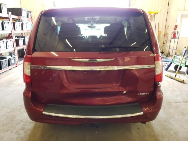 2A4RR6DG4BR615483 - 2011 CHRYSLER TOWN & COU LIMITED BURGUNDY photo 6