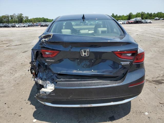 19XZE4F9XNE004724 - 2022 HONDA INSIGHT TOURING BLUE photo 6