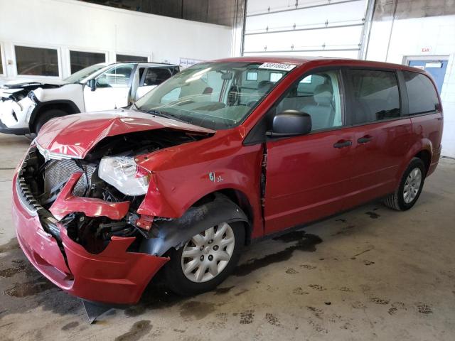 2A8HR44H18R621158 - 2008 CHRYSLER TOWN & COU LX RED photo 1