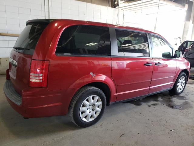 2A8HR44H18R621158 - 2008 CHRYSLER TOWN & COU LX RED photo 3