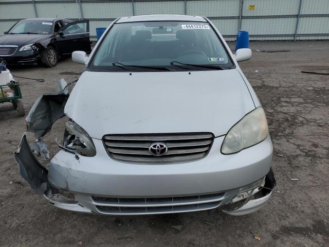 2T1BR32E63C112319 - 2003 TOYOTA COROLLA CE ვერცხლისფერი ფოტო 5