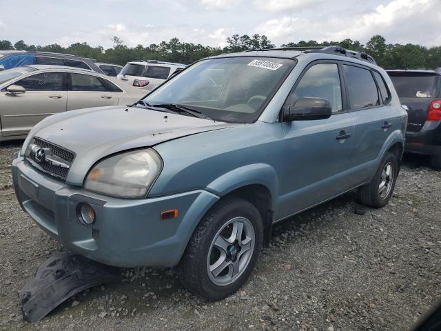 KM8JM12B47U606414 - 2007 HYUNDAI TUCSON GLS TURQUOISE photo 1