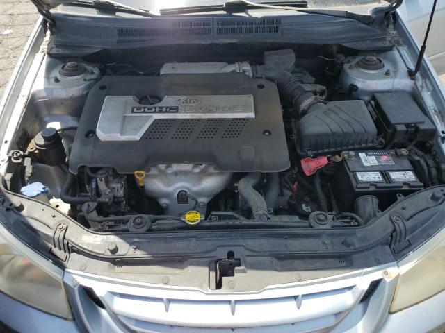 KNAFE122265237761 - 2006 KIA SPECTRA LX SILVER photo 11