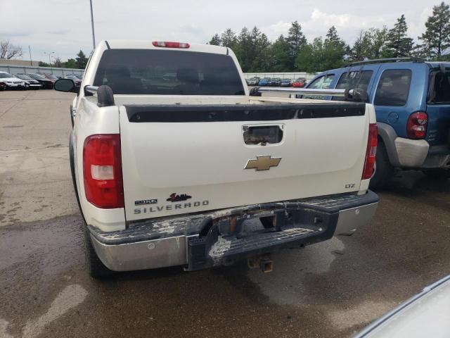 3GCEK33349G163671 - 2009 CHEVROLET SILVERADO K1500 LTZ WHITE photo 6