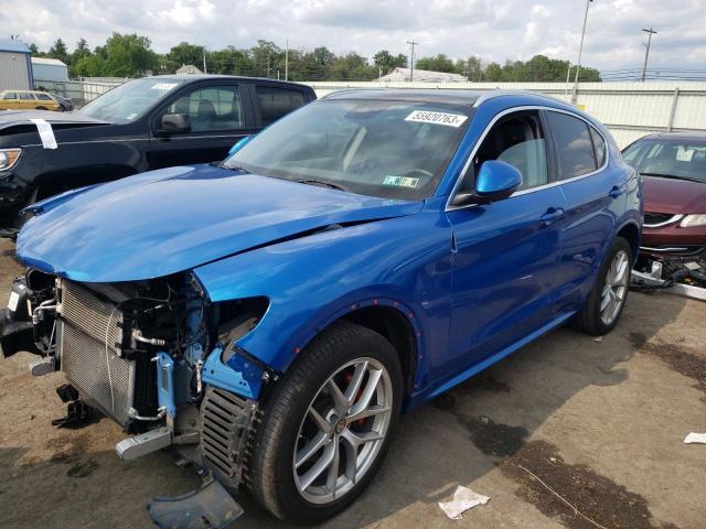 ZASPAKBN8M7D05699 - 2021 ALFA ROMEO STELVIO TI BLUE photo 1