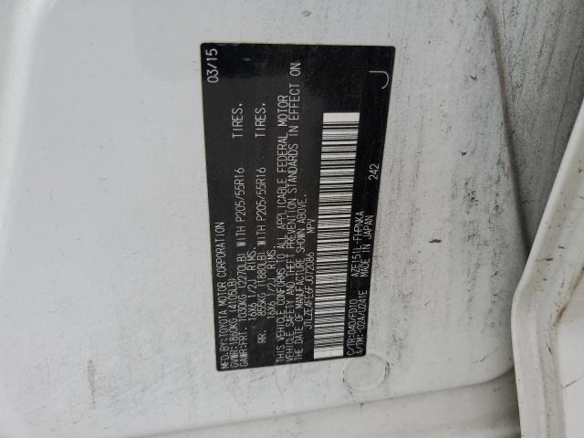 JTLZE4FE6FJ072086 - 2015 TOYOTA SCION XB თეთრი ფოტო 12