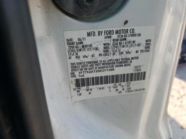 1FT7X2AT2BED11398 - 2011 FORD F250 SUPER DUTY TWO TONE photo 12