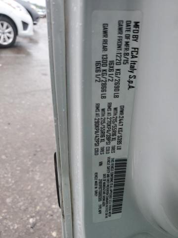 ZFBERFBT7G6B03015 - 2016 RAM PROMASTER SLT WHITE photo 13