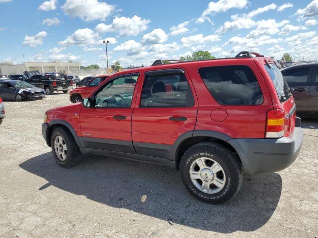 1FMYU03102KB22338 - 2002 FORD ESCAPE XLT RED photo 2