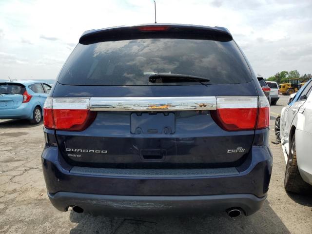 1C4SDJDT2DC648824 - 2013 DODGE DURANGO CREW BLUE photo 6