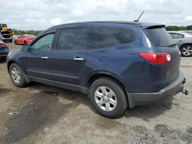 1GNKVFED5BJ346266 - 2011 CHEVROLET TRAVERSE LS BLUE photo 2