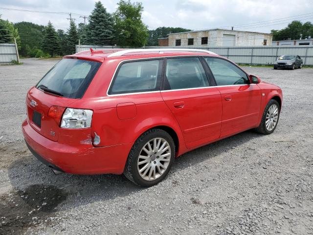 WAUKG68E95A427490 - 2005 AUDI A4 3.2 AVANT QUATTRO RED photo 3