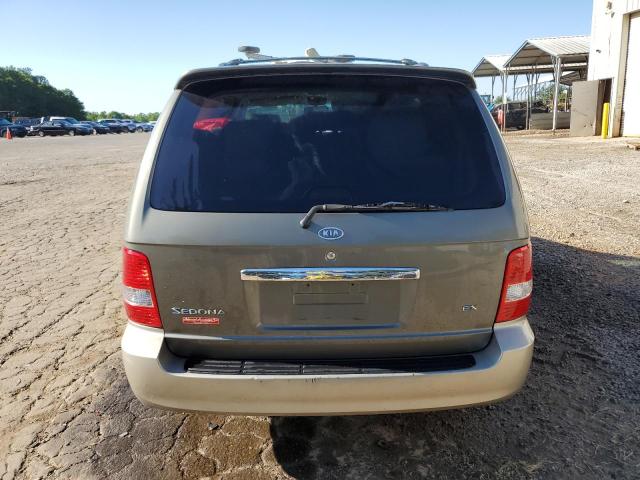 KNDUP132456719112 - 2005 KIA SEDONA EX GRAY photo 6