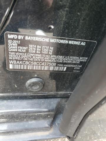 WBAKC8C58CC437508 - 2012 BMW ALPINA B7 LXI BLACK photo 12