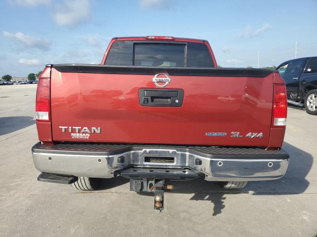 1N6BA0EC7FN505566 - 2015 NISSAN TITAN S RED photo 6