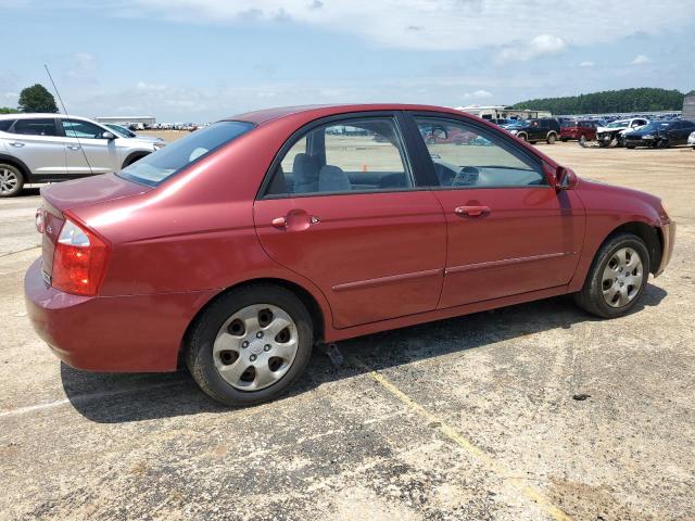 KNAFE121445012309 - 2004 KIA SPECTRA LX MAROON photo 3