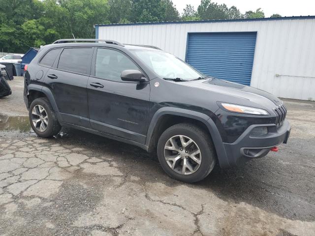 1C4PJMBS6EW211385 - 2014 JEEP CHEROKEE TRAILHAWK BLACK photo 4