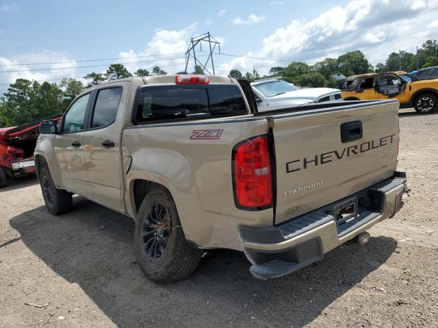 1GCGSDEN1N1150303 - 2022 CHEVROLET COLORADO Z71 TAN photo 2