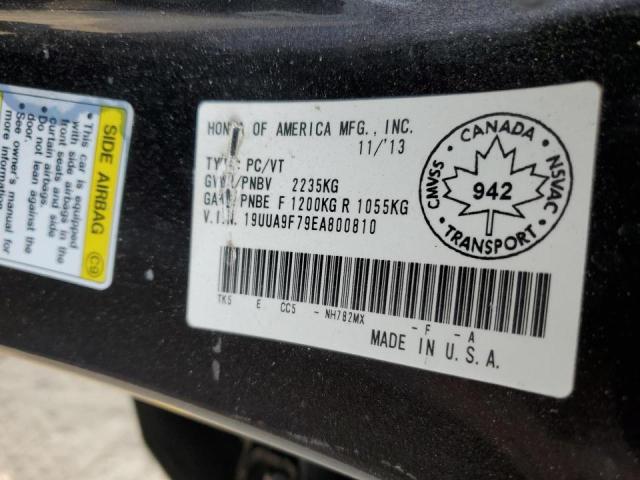 19UUA9F79EA800810 - 2014 ACURA TL ADVANCE GRAY photo 13